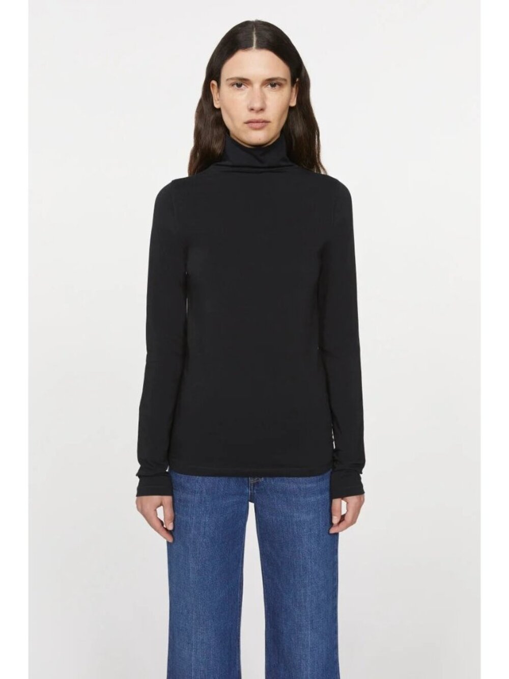 Rodebjer Kiena turtleneck Jersey Top Black Size Small New with Tag - Picture 4 of 4